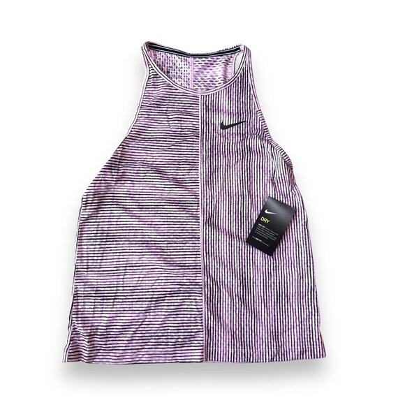 Nike Tops - Nike Court Women's Printed Tennis Tank - pink/black sz S